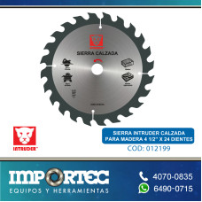 INTRUD SIERRA CALZ P/MAD 4,1/2 X24 DIENTES