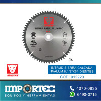 INTRUD SIERRA CALZADA P/ALUM 8,1/2