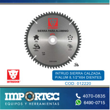 INTRUD SIERRA CALZADA P/ALUM 8,1/2