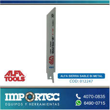 ALFA SIERRA SABLE 6" X14D BI-METAL	