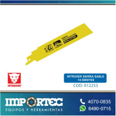 INTRUD SIERRA SABLE 6" X14 DIENTES BLISTER PACK 2	