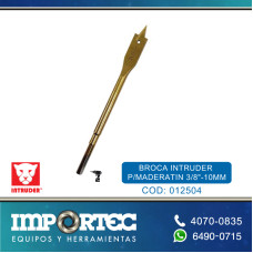 BROCA INTRUDER P/MADERA TIN 3/8