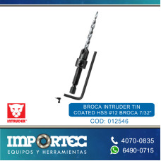 INTRUDER AVELLANADOR P/MADERA #12 BROCA 7/32