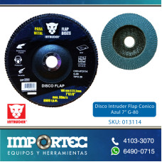 DISCO INTRUDER FLAP CONICO AZUL 7
