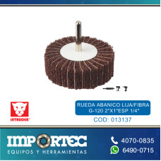 RUEDA ABANICO LIJA/FIBRA G-120 2