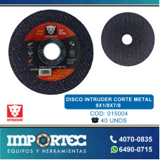 DISCO INTRUDER CORTE METAL 9X1/8X7/8