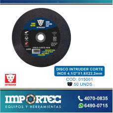 DISCO INTRUDER CORTE INOX 4 1/2