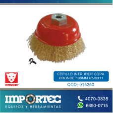 CEPILLO INTRUDER COPA BRONCE 100MM R5/8X11