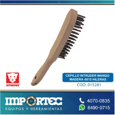 CEPILLO INTRUDER MANGO MADERA 4X15 HILERAS