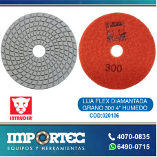 LIJA FLEX DIAMANTADA GRANO 300  4