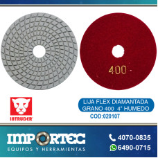 LIJA FLEX DIAMANTADA GRANO 400  4