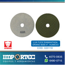LIJA FLEX DIAMANTADA GRANO 8000 4