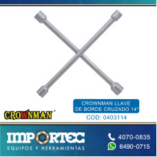 CROWNMAN LLAVE DE BORDE CRUZADO 14