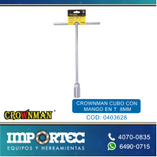 CROWNMAN CUBO CON MANGO EN T  8MM