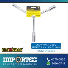 CROWNMAN CUBO MANGO EN Y  10-12-14MM
