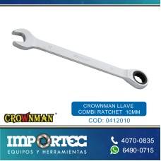 CROWNMAN LLAVE COMBI RATCHET  10MM