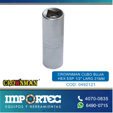 CROWNMAN CUBO BUJIA HEX ESP 1/2