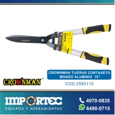 CROWNMAN TIJERAS CORTASETO MANGO ALUMINIO  10
