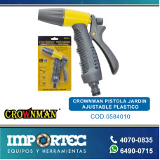 CROWNMAN PISTOLA JARDIN AJUSTABLE PLASTICO
