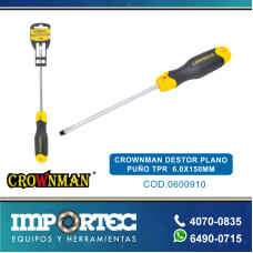 CROWNMAN DESTOR PLANO PUÑO TPR 6.0X150MM