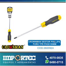 CROWNMAN DESTOR PHILLIPS PUÑO TPR PH3X150MM