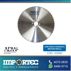 ADW DISCO DIAMANTE MEDIUM 900MM--LIQUIDACION--