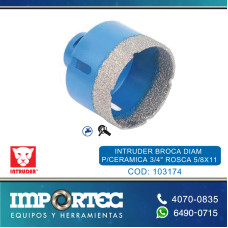INTRUDER BROCA DIAM P/CERAMICA 3/4