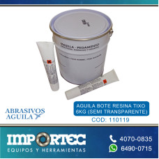 AGUILA BOTE RESINA TIXO 6KG (SEMI TRANSPARENTE)