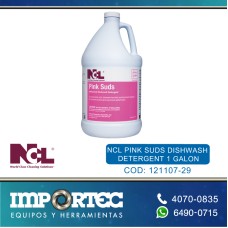 NCL PINK SUDS DISHWASH DETERGENT 1 GALON