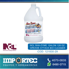 NCL SHA-ZYME  GALON 128 OZ GREASE ATTACK BIO CLEANER