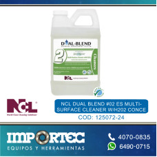 NCL DUAL BLEND #02 ES MULTI-SURFACE CLEANER W/H202 CONCE