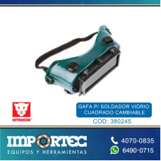 GAFA P/ SOLDADOR VIDRIO CUADRADO CAMBIABLE