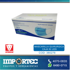 MASCARILLA QUIRURGICA CAJA 50 UDS