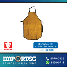 DELANTAL DE CUERO SOLDADOR