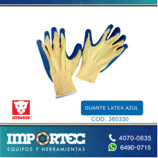 GUANTE LATEX AZUL