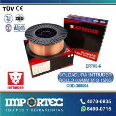 INTRUD SOLDADURA ROLLO 0,9MM MIG 15KG