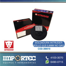 INTRUD SOLDADURA ROLLO 2LB 0,8MM NO GAS