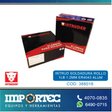 INTRUD SOLDADURA ROLLO 1LB 1.2MM ER4043 ALUM