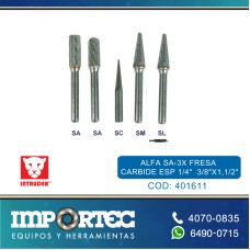 ALFA SA-3X FRESA CARBIDE ESP 1/4