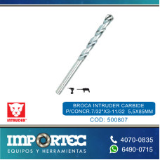 BROCA INTRUDER CARBIDE P/CONCR.7/32