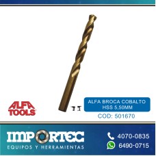 ALFA BROCA COBALTO HSS 5,50MM