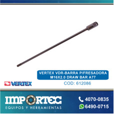 VERTEX VDR-BARRA P/FRESADORA M16X2.0 DRAW BAR