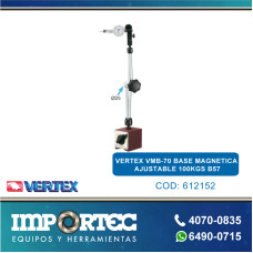 VERTEX VMB-70 BASE MAGNETICA AJUSTABLE 100KGS