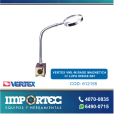 VERTEX VML-M BASE MAGNETICA C/ LUPA  80KGS