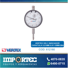 VERTEX VDI-1  INDICADOR CARATULA 0.01MM 0.01-10MM