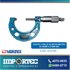 VERTEX VOM-25-50 MICROMETRO 25-50MM 0.01MM