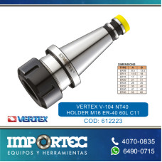 VERTEX V-104 NT40 HOLDER M16 ER-40 60L