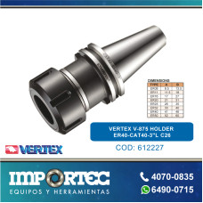 VERTEX V-875 HOLDER 5/8X11 ER40-CAT40-3