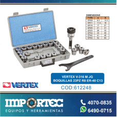 VERTEX V-316 M JG BOQUILLAS 23PZ R8 ER-40