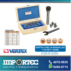 VERTEX V-682 JG BOQUILLAS 7 PZ ER11 16X50L